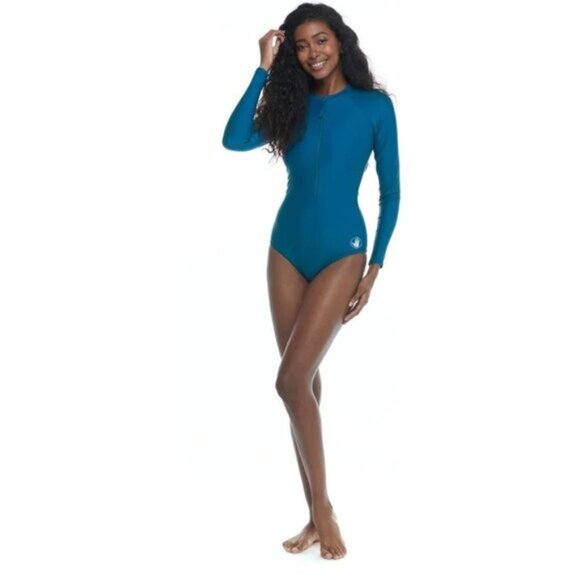 NWT Body Glove blue long sleeve paddle suit - Picture 5 of 7